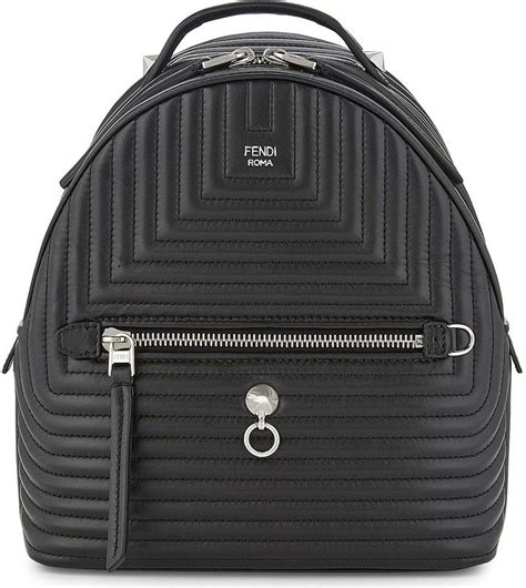 fendi mini quilted leather backpack|Shop Fendi Mini FF Leather Backpack .